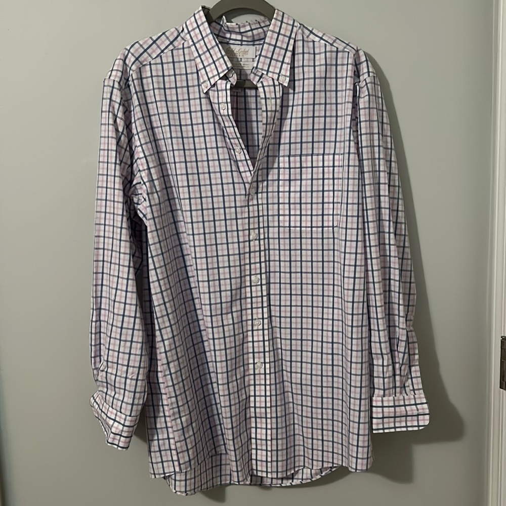 Gold label roundtree & York long sleeve button front